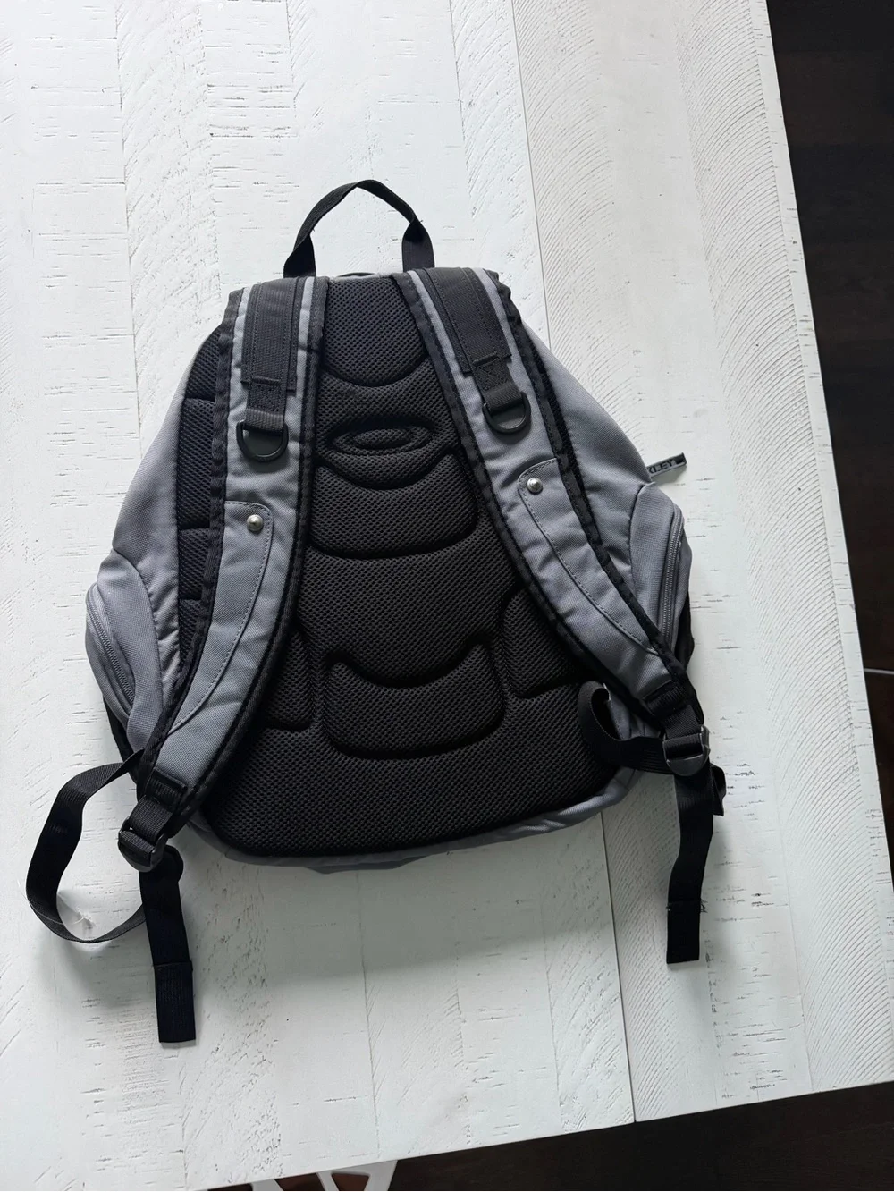 Y2K Oakley Ripcord Gray and Black Backpack